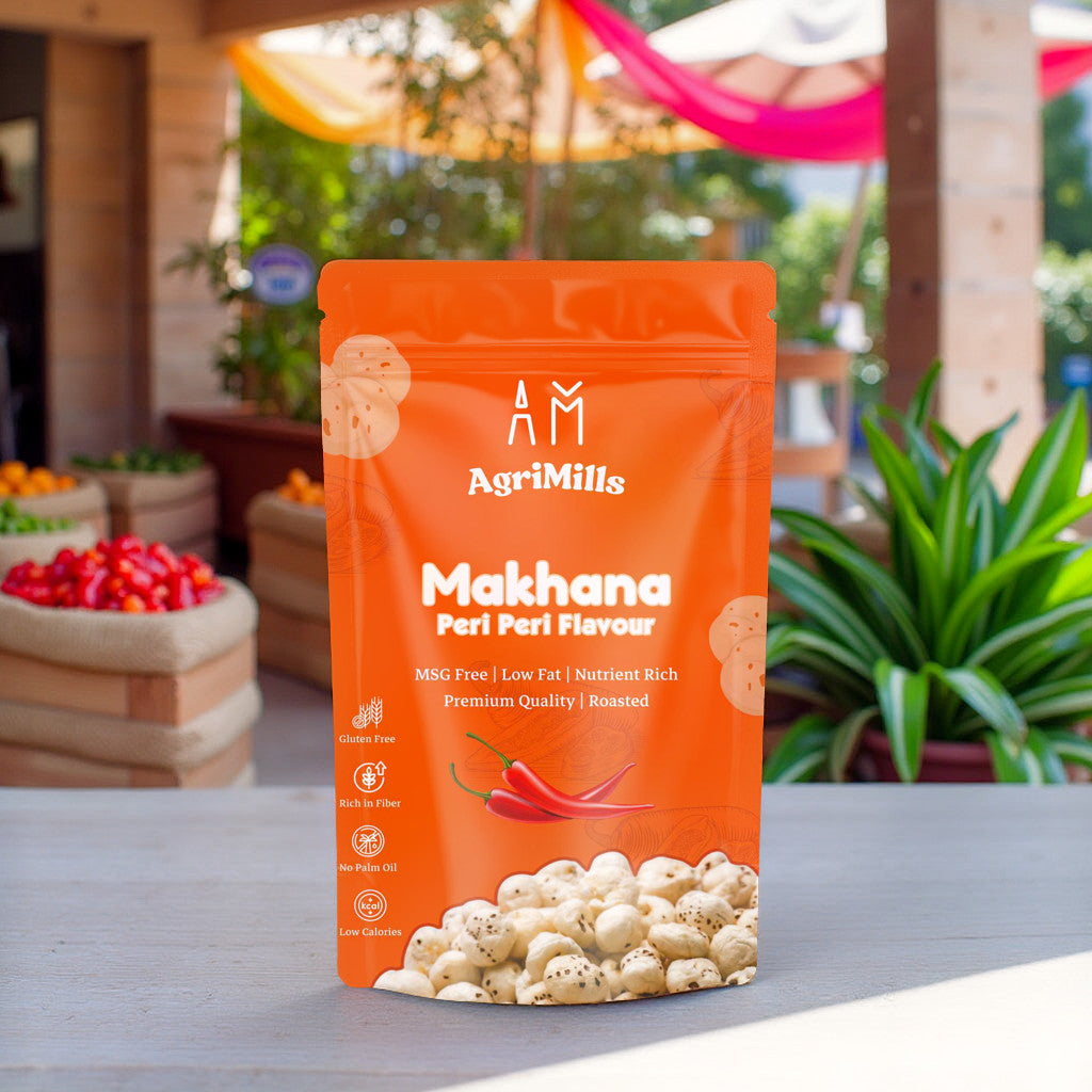 Agrimills Roasted Makhana Peri Peri Flavour(200g)