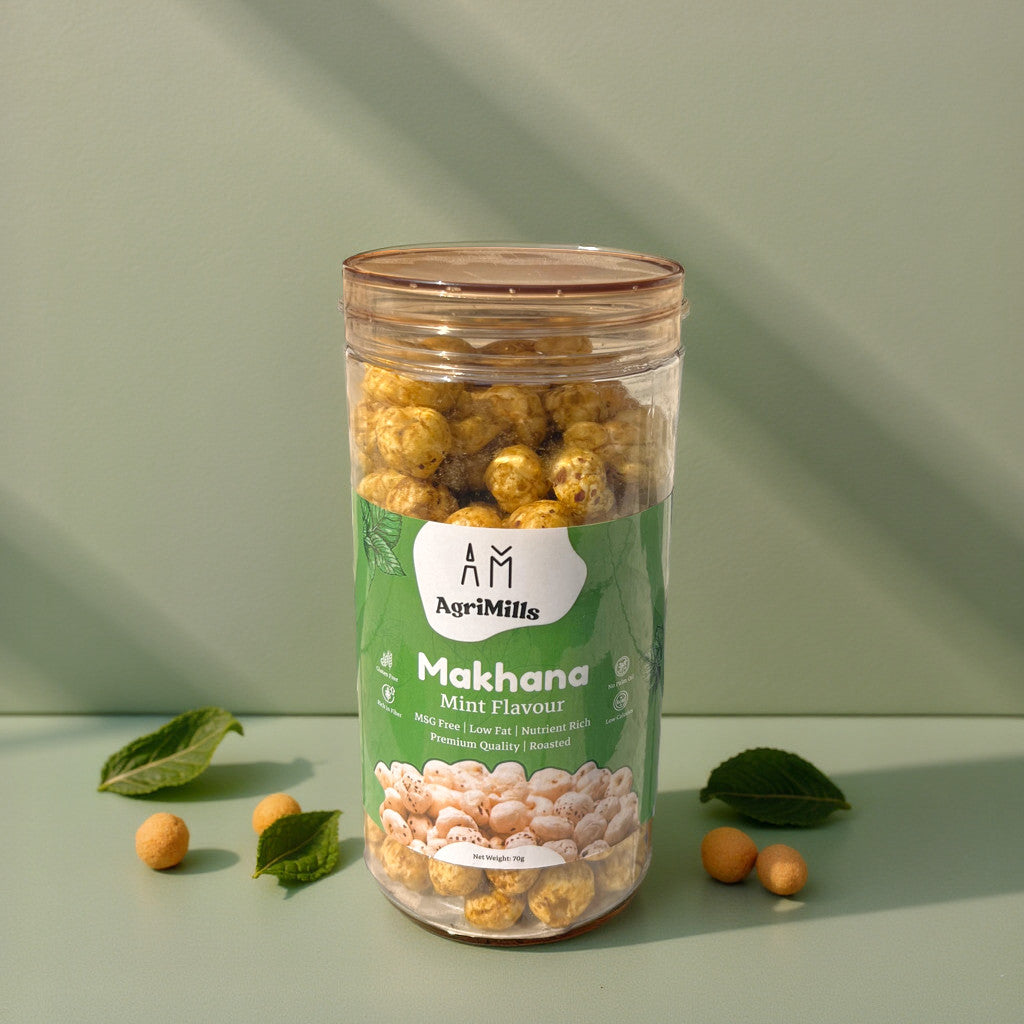 Agrimills Roasted Makhana - Mint Flavour