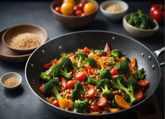 Millet Veggie Stir-Fry