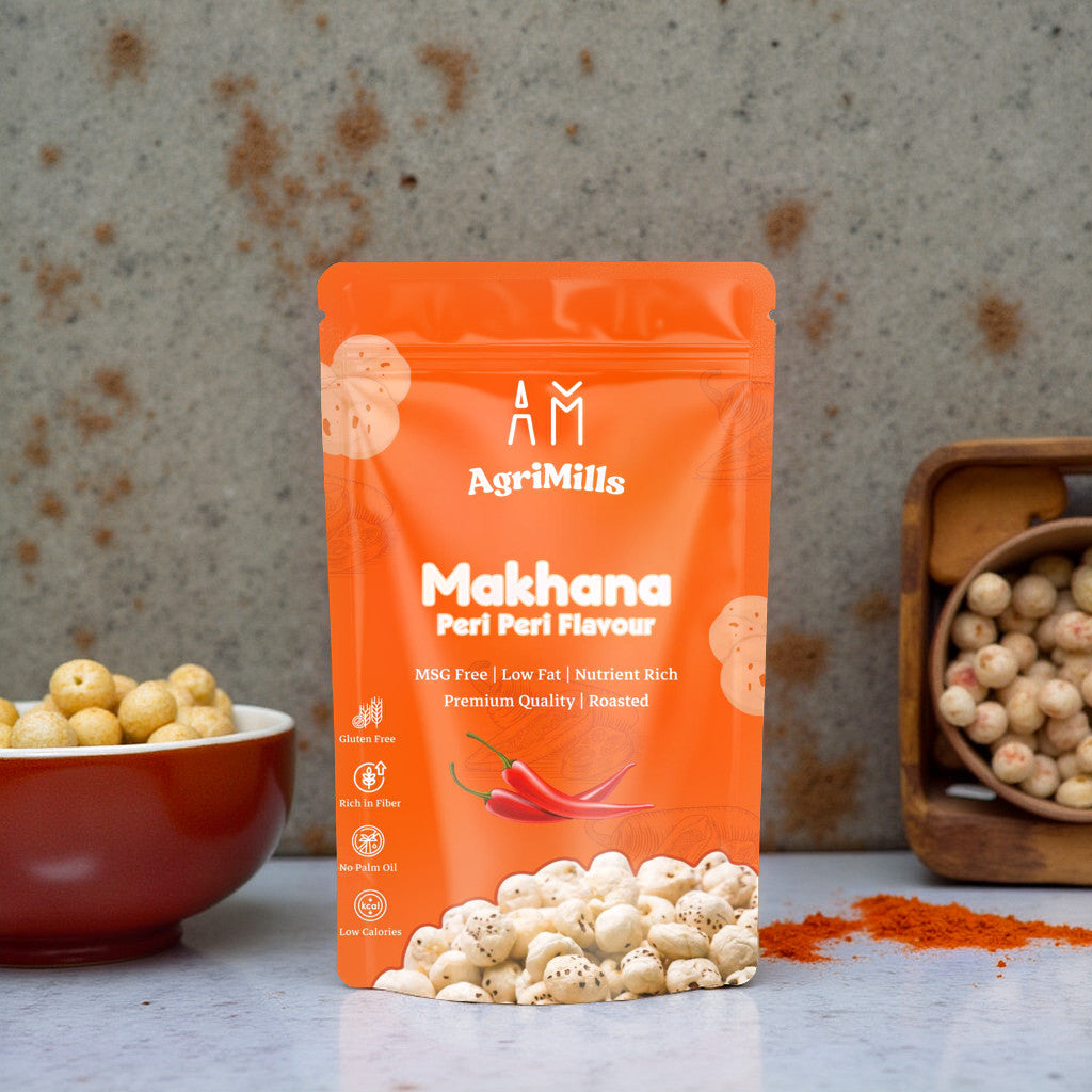 Agrimills Roasted Makhana Peri Peri Flavour(200g)