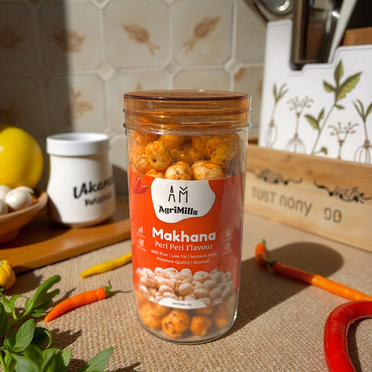 Agrimills Roasted Makhana - Peri Peri Flavour