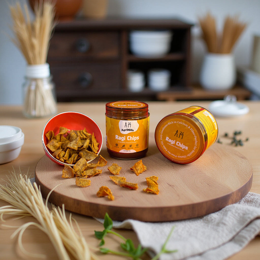 Agrimills Ragi Chips (Indian Masala Flavour)