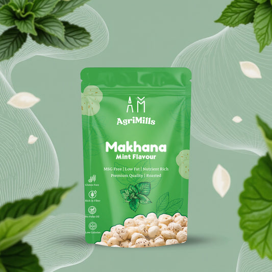 Agrimills Roasted Makhana Mint Flavour(200g)